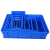 飓程 存储设备 周转箱 塑料长方形零件盒 五金零件收纳盒 710*455*180 蓝色 单位：个 