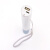 海斯迪克 多功能应急手电筒 户外照明LED灯远射 USB充电式 银色定焦1200毫安 HKQL-20