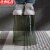 京洲实邦 PET透明垃圾桶无盖客厅办公塑料收纳桶纸篓【凡尓赛绿】ZJ-2276