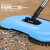 扫地机手推扫地机吸尘器家用扫把扫帚平板扫把多功能组合扫把拖把 扫拖一体机天空蓝共1块布