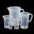 塑料量杯级加厚PP带刻度烧杯厨房烘焙工具奶茶进口VITLAB 5000ml 蓝色刻线