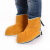 千奇梦适用于牛皮电焊护脚盖 焊工护腿  护脚 脚罩 鞋套防烫劳保 焊工防 黄色牛皮(高度22cm)系带款