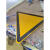 交通警告标志定制三角铝板反光指路牌注意学校标识人行道减速慢70 左急转弯