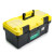 伊莱科（ELECALL）工具箱17寸 塑料多功能电工工具盒 车载储物维修工具收纳箱8817
