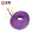 金杯（GOLD CUP)电线电缆RVS 2*0.75 双绞线家装国标电源花线铜芯软线  红蓝 100米