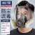 普达 防毒面具 口罩面罩 MJ-4007全面罩+7号滤毒盒 防SO2/NO2/HCl等酸性气体 打农药煤矿开采 1套