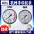 杭州富阳华科压力表储气罐耐震径向轴向耐震充油表YN60YN100Z YN100径向耐震压力表0-1.6MPa