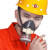 唐丰防毒防尘口罩 面具专业喷漆化工农药甲醛活性炭面覃 防毒面具+3包活性炭