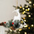 诺琪圣诞装饰字母牌鹿头圣诞铃铛装饰小挂件铃铛圣诞球圣诞树装饰品 雪花