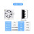 换气扇10寸排风扇墙壁吊顶式抽风机厨房强力卫生间窗式排气扇 白色