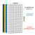 定制洞洞板工具墙挂板五金工具架置物架收纳架工具挂板挂钩方孔洞洞板 方孔600*350*厚1.0mm 黑/白/蓝/黄/