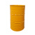 油桶200升桶 桶柴油桶200L大铁桶 装饰200升铁桶 装饰幼儿园 黄色17KG 58*89cm