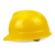 普达 大V型ABS建筑工地透气安全帽 ABSV-6011-1 黄色-040062