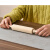 趣陶艺木泥滚大中小号擀泥棍擀面杖陶艺工具泥板成型陶泥工具 中号 30.5cm