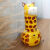 创意陶瓷3D动物马克杯咖啡套装带盖杯子长颈鹿情侣对杯礼品茶杯HX 长颈鹿套装松过滤网勺子杯垫