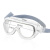 翰洋洁净 防护眼镜防飞溅透明防雾耐高温灭菌护目镜防尘眼罩 白色