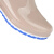 上海牌 302 高筒雨靴女士款 防滑耐磨防水时尚舒适PVC户外雨鞋可拆卸棉套 卡其色 40码