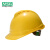 梅思安/MSA V-Gard500 PE透气孔V型安全帽一指键帽衬带下颚带 工地建筑头盔 黄色 1顶 可定制 IP