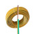 佳雁电线电缆国标黄绿双色接地线软线 阻燃单芯多股铜线16平方 1米