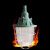 谋福CNMF493防爆灯bcd隔爆型灯罩LED车间厂房加油站仓库工厂照明灯具（250w灯罩配125瓦节能灯  ）