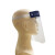 大杨PLA71大屏透明防护面屏 1片 一次性防护面罩带海绵防飞溅防唾沫隔离面罩 定制
