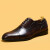 百丽驼美士（BALITOMMS）电商男鞋商务正装头层牛皮方头牛津鞋 棕色 37