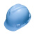 梅思安/MSA V-Gard ABS标准型V型安全帽一指键帽衬 带下颚带 湖蓝色 1顶 起订量60 可定制 IP