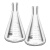 实验器材锥形瓶带塞玻璃三角烧瓶烧杯锥形瓶带塞50/150/250/500/1000ml化学实验器材 直口三角瓶100ml