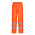 金诗洛 KSL139 环卫雨衣套装 劳保警示安全交通施工雨衣 分体兰格条橘色175/XL