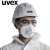 uvex防尘口罩KN95防雾霾防工业打磨粉尘骑行通用 头戴式1210