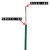 通信光缆扎线电力电缆绝缘绑线包塑扎丝瓷瓶绑扎线 绿色(镀铜色铁芯直径1.5外径2.5