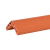 稳斯坦 WST201 安全防撞条 包边护角 包角防撞贴 墙角保护条 35*35*7mm(1.2米长橘红)