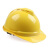 豪华型透气款送检安全帽ABS材质进口品牌工程建筑工地领导可送检用头盔 黄色