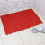 鲁识浴室洗澡防滑地垫淋浴房卫生间厕所拼接PVC游泳池垫子红色 75CM*100CM
