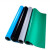 婕茵桐台垫防滑耐高温橡胶垫绿色胶皮桌布工作台垫实验室维修桌垫 亚光绿黑色1.2米*2.5米*2mm 分别