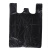 大垃圾袋手提式大号加厚特厚背心式黑色塑料超特大号商用中号 64*100 50只3.5丝（超大号） 加厚