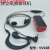 适用VV108迷你对讲讲机耳机线小型 小机单孔螺纹耳挂式耳麦线T头2 铝色