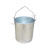 家用加厚款铁皮水桶镀锌桶铁桶金属桶直桶提油桶打水 直桶大号