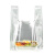 透明背心袋高压手提袋轻食外卖打包袋烘焙蛋糕包装袋塑料袋子 空白中号 350(6捆+1捆)