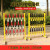 玻璃钢绝缘伸缩管式围栏电力安全施工围挡可移动护栏幼儿园隔离栏 高1.2*3米红白色加厚国标