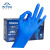 英科医疗一次性手套丁腈加厚耐用款实验室厨房家务清洁劳保工业耐磨蓝色防护手套*100只-S