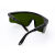 HKFZ1064nm激光打标机雕刻机防护眼镜镭雕切割焊接护目镜 百叶窗墨绿镜片(加厚)+眼镜盒