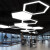 六边形造型吊灯led创意个性蜂巢组合办公室网咖健身房工业风灯具 实心-白框-100cm