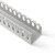 德力西电气 PVC配线槽 高40×宽25 银灰 50根(2米/根 ) 含线槽盖 齿形线缆走线槽