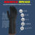 定制黑色橡胶耐酸碱工业手套加厚耐磨化学防腐蚀化工防水劳保胶皮 32CM牛筋乳胶手套（1双装）