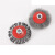 汇尚品众  钢丝轮盘型曲铜丝刷 打磨除锈清洁抛光钢丝轮  单位：个 4寸扭丝盘型5/8-11 