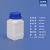 达尼胜塑料方瓶 广口瓶试剂瓶固体瓶 大口密封溶液瓶 250ml 乳白色+蓝盖（220个一件） 