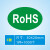 合格证标签质检 不合格贴纸绿色计量质检 qc pass贴纸 RoHS 3X2cm