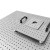威锐嘉 不锈钢光学平板实验平台不锈钢面包板高导磁工作台钢制光学平台 900*1200*10 