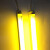 黄色安全灯管 无紫外线灯管TL-D 36W/16 18W黄光管 18W灯管+单管带罩灯架 16-20W